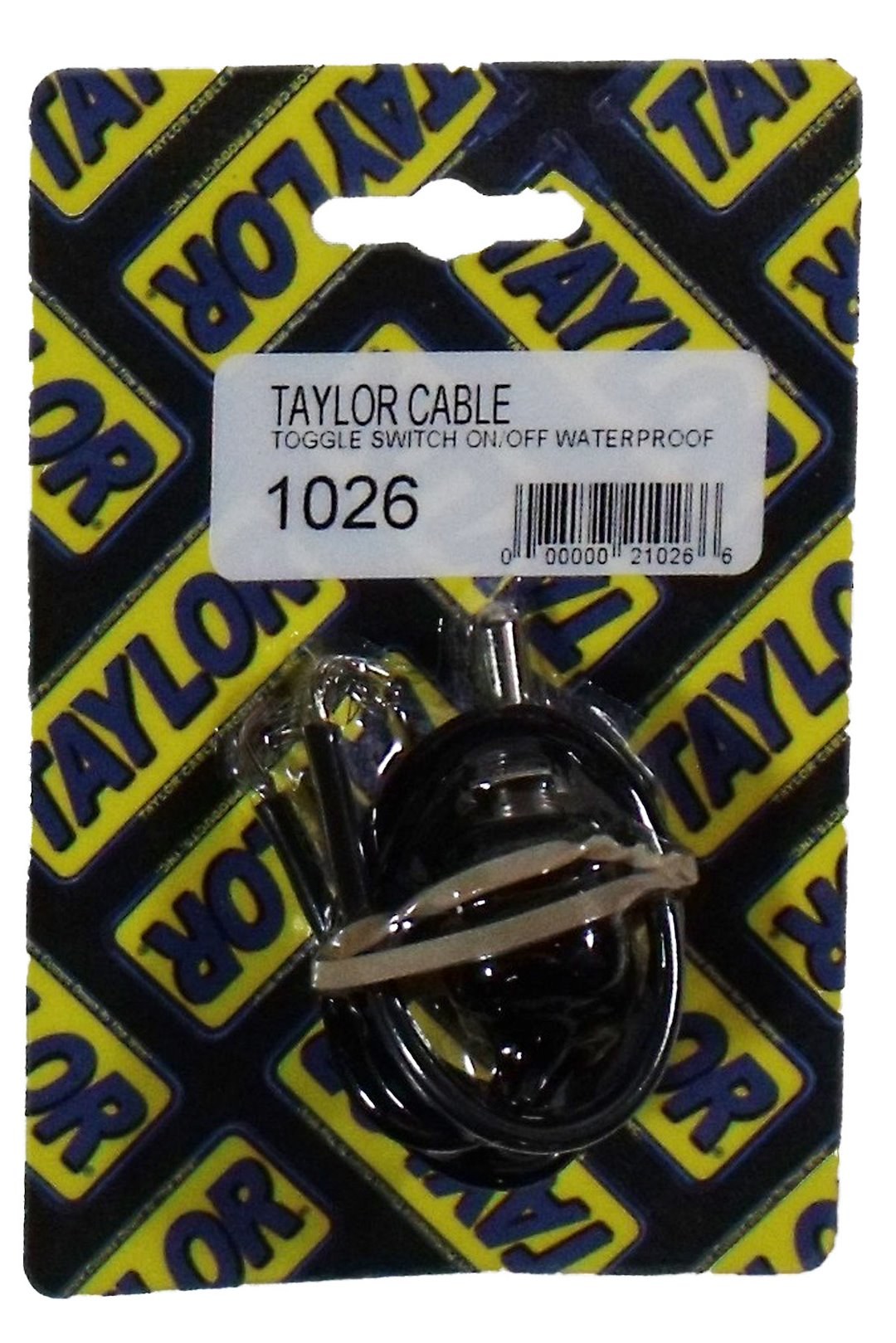 Taylor Cable Multi Purpose Switch, Toggle, 1 Pole/ Single Throw, Waterproof Sealed, 8 Inch Length, With Wire Leads – 1026