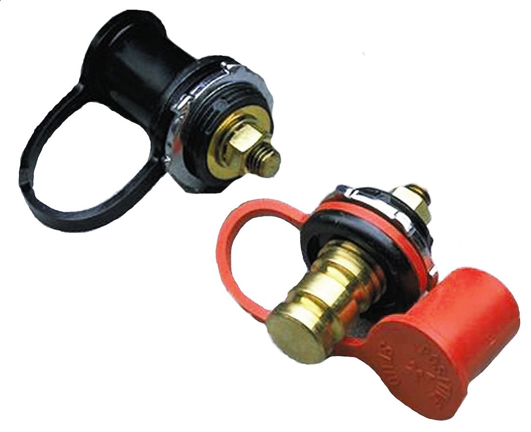 Taylor Cable Battery Remote Jumper Terminal, Brass Connection with PVC Insulated Plastic Cap – 21504