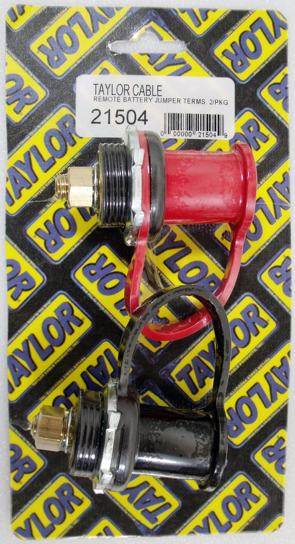 Taylor Cable Battery Remote Jumper Terminal, Brass Connection with PVC Insulated Plastic Cap – 21504