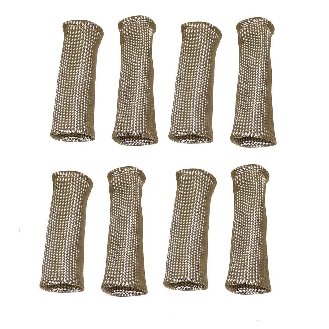 Taylor Cable Spark Plug Boot Heat Sleeve, Set of 8, Silver – 2418