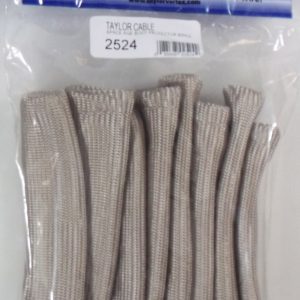 Taylor Cable Spark Plug Boot Heat Sleeve, Set of 8, Silver – 2524
