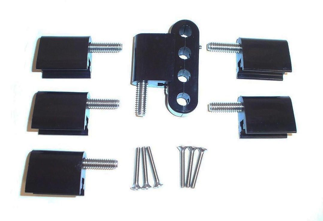 Taylor Cable Spark Plug Wire Separator, 7-8 Millimeter Spark Plug Wire, Black, Nylon, Blank, Pack of 6 – 42706