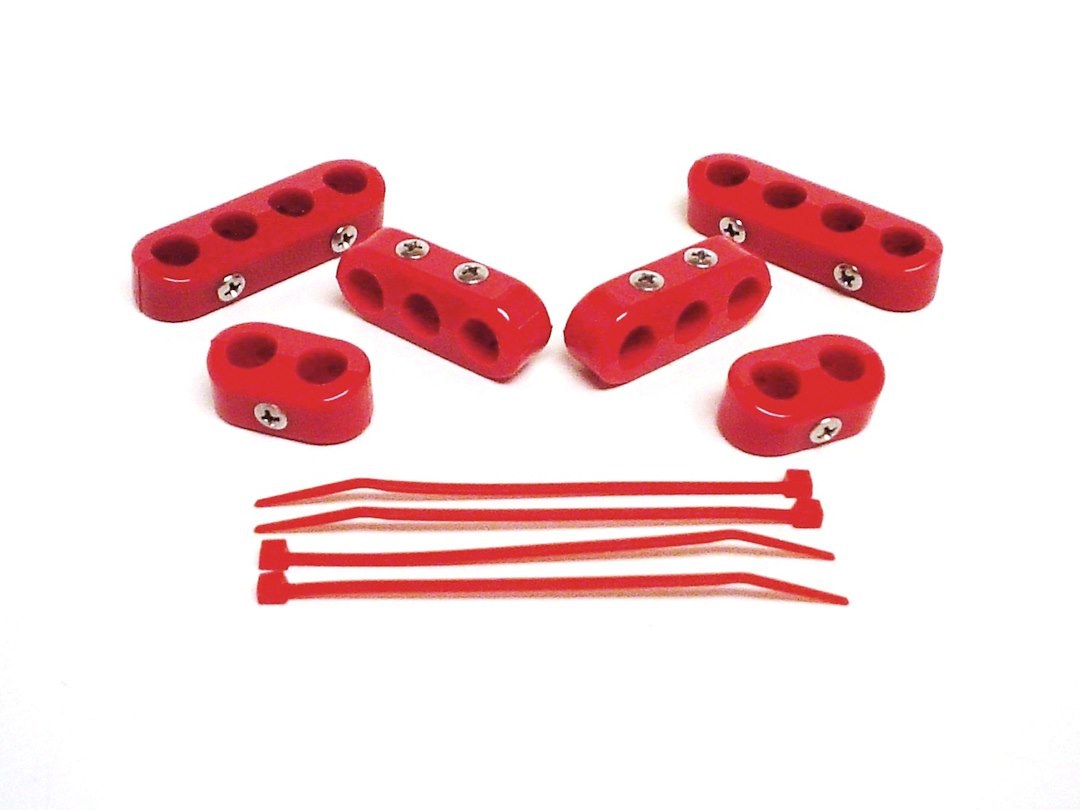 Taylor Cable Spark Plug Wire Separator, 7-8 Millimeter Spark Plug Wire, Red, Nylon – 42720