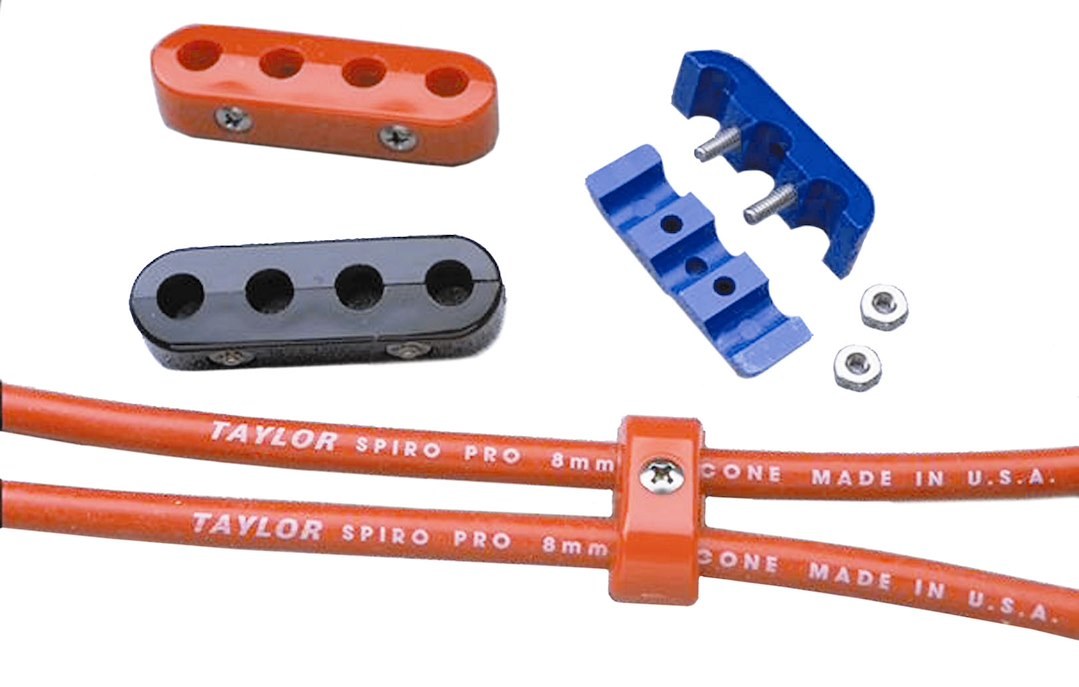 Taylor Cable Spark Plug Wire Separator, 10.4 Millimeter Spark Plug Wire, Red, Nylon – 42729