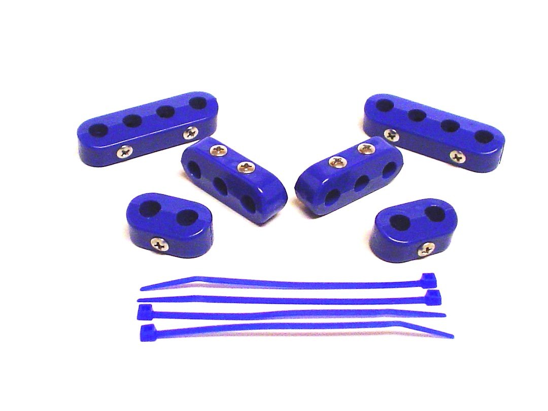 Taylor Cable Spark Plug Wire Separator, 7-8 Millimeter Spark Plug Wire, Blue, Nylon – 42760