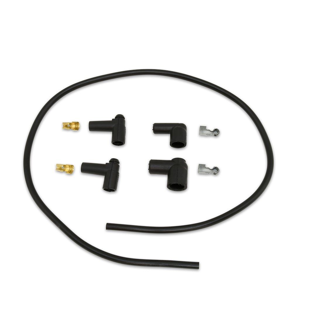 Taylor Cable Ignition Coil Wire, Spiro Pro Repair, 8 Millimeter Diameter, Silicone, Spiral Wound Core, 350 Ohms Per Foot Resistance, Black – 45409