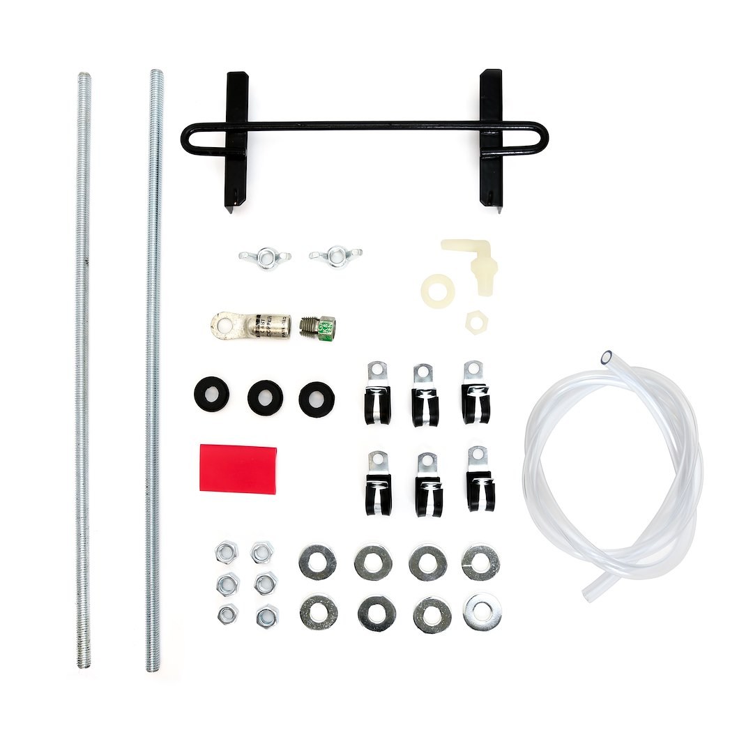 Taylor Cable Battery Relocation Kit, 13 1/2 Inch Length X 9 1/2 Inch Width X 10 Inch Height, 16 Foot Positive/ 20 Inch Negative 2 Gauge Cables – 48101