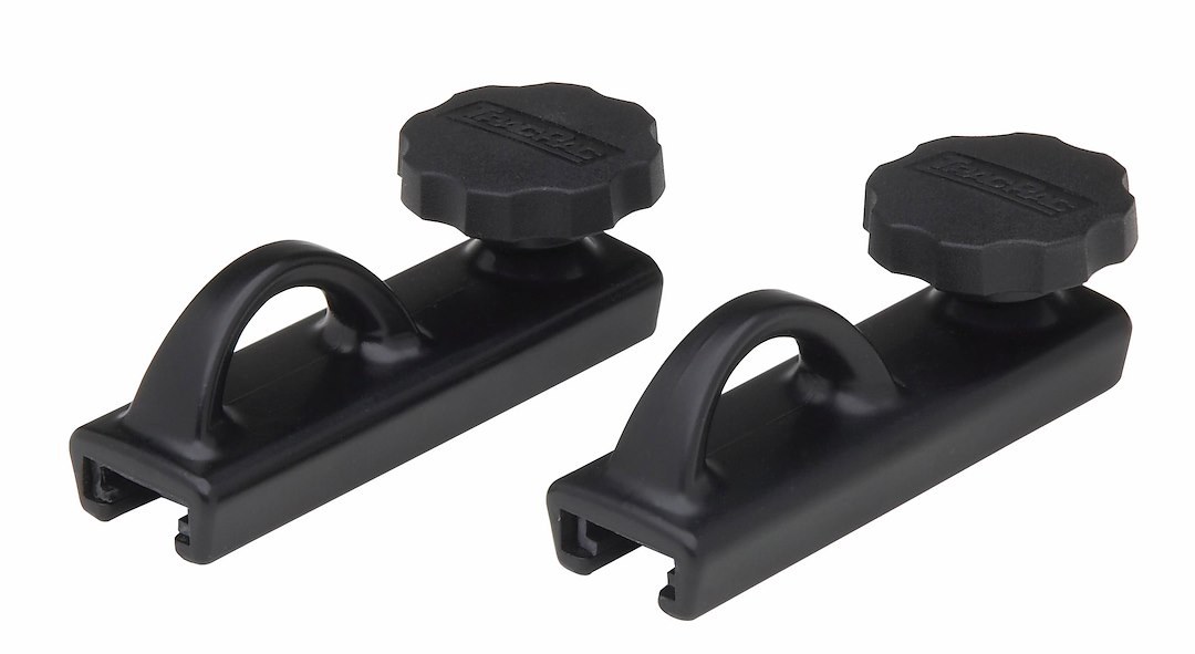 Trac Rac Tie Down Anchor, Mounts to Tracrac ™ Base Rails, Black, Aluminum, Set of 2 – 25100