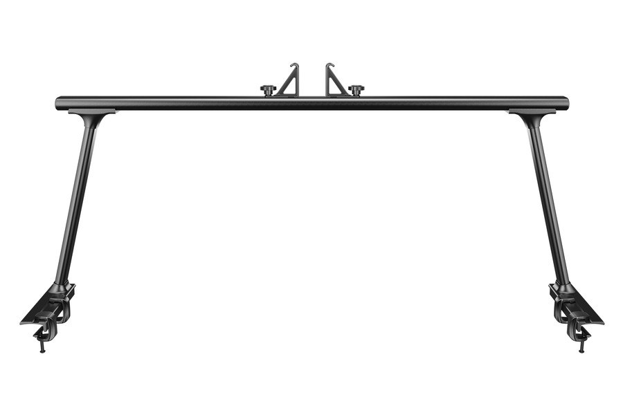 Trac Rac Ladder Rack, Tracone ™, 800 Pound Capacity, Bed Rail Mount, Multi-Fit, Non-Adjustable, Powder Coated, Black, Aluminum – 27000XTB