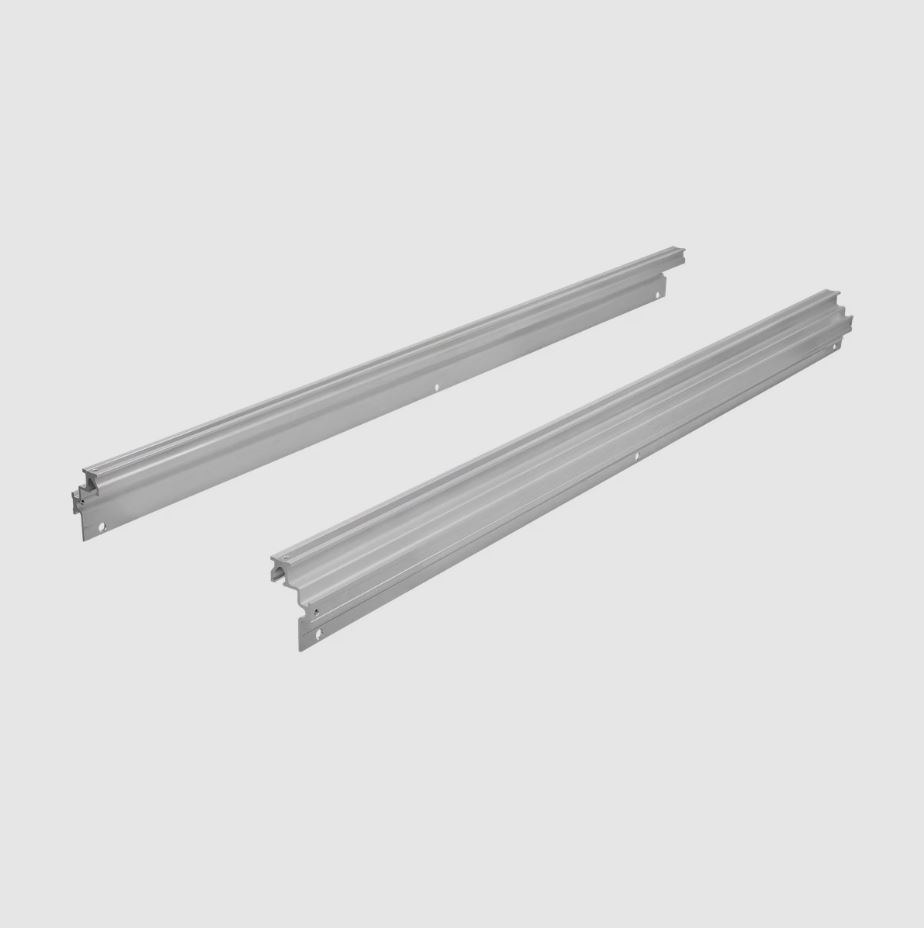 Trac Rac Ladder Rack Mounting Bracket, Utilityrac ™, For Utilityrac ™ Ladder Racks, 4 Foot Length, Aluminum, Set of 2 – 28040