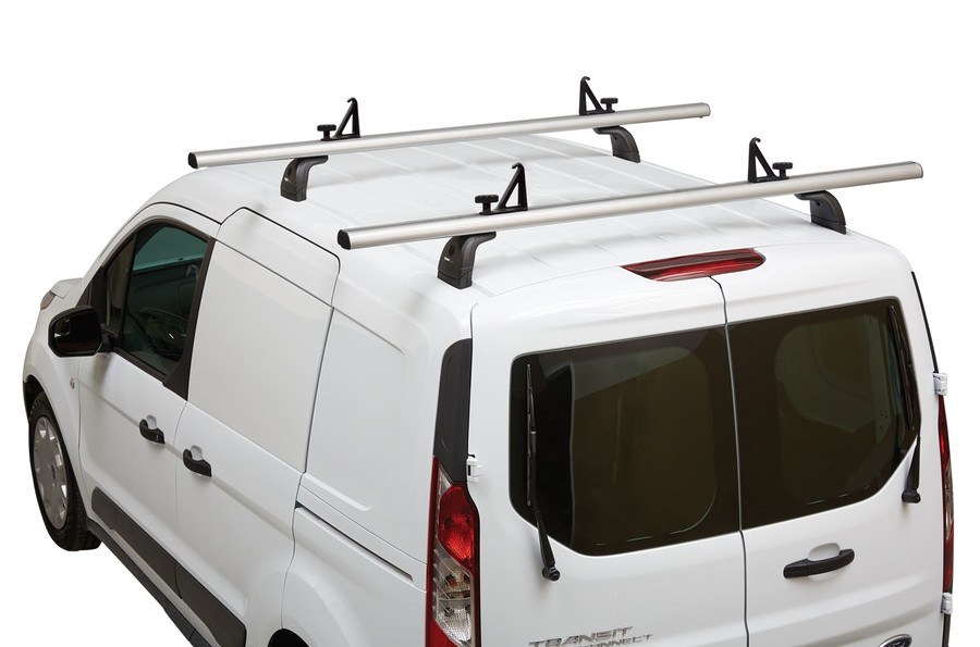 Trac Rac Roof Rack, Tracvan ™, Heavy Duty, Custom Fit Rack System, Aluminum Load Bars, 500 Pound Rack Capacity – 29610XT