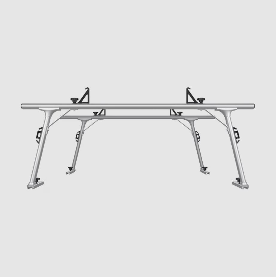 Trac Rac Ladder Rack, Sr Series, 1250 Pound Capacity, Bed Rail Mount, Multi-Fit, Slides Along Base Rails, Powder Coated, Aluminum – 43002XT