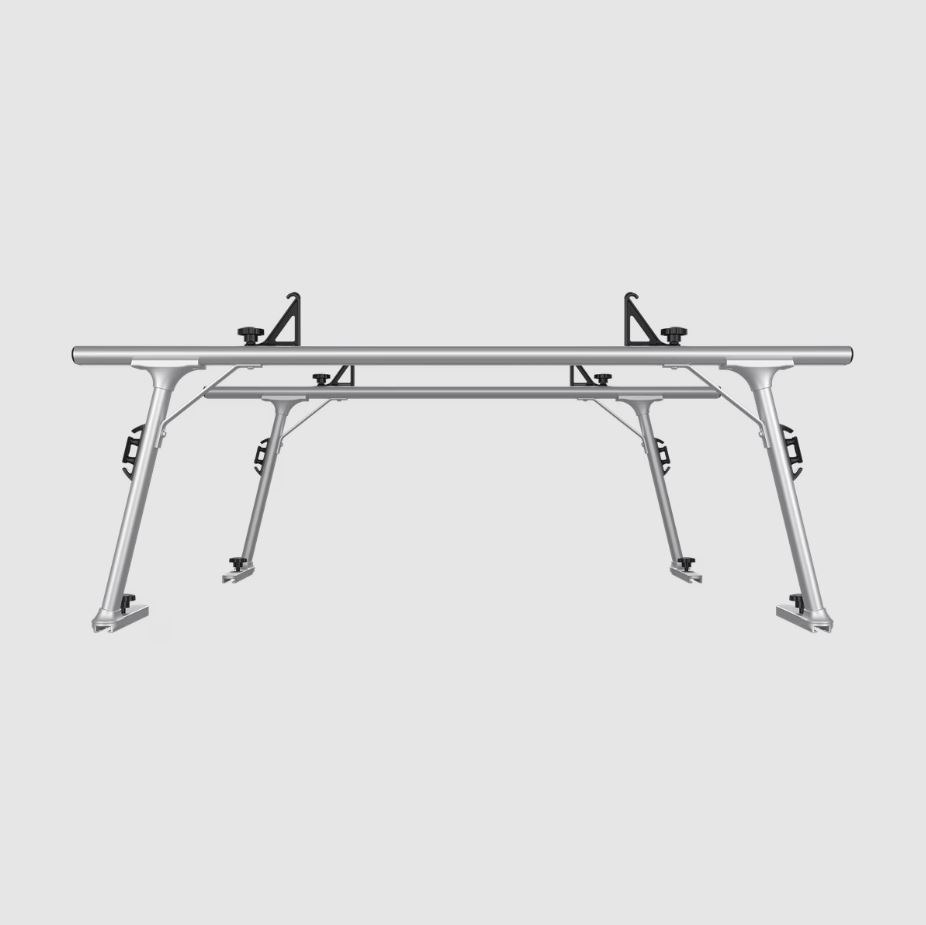 Trac Rac Ladder Rack, Sr Series, 1250 Pound Capacity, Bed Rail Mount, Multi-Fit, Slides Along Base Rails, Powder Coated, With Load Stops – 43003XT