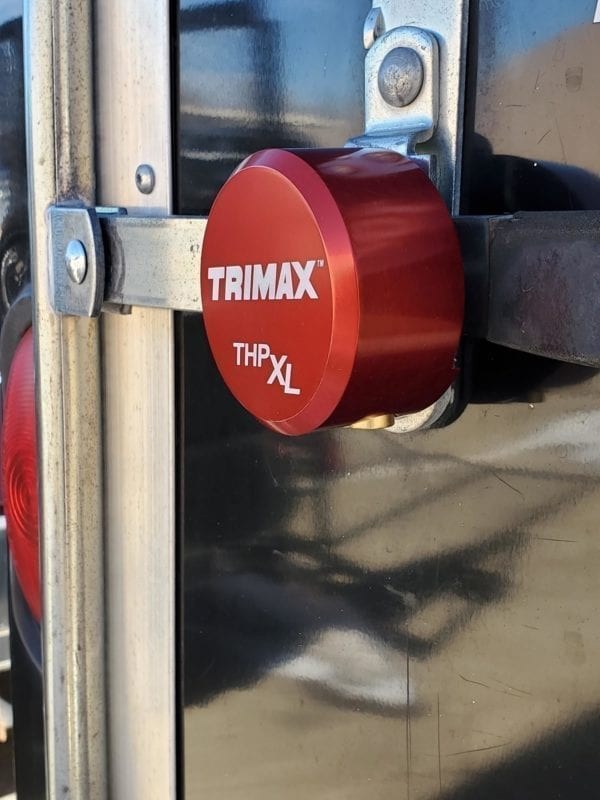 Trimax Padlock, Used for Gates/ Trucks and Heavy Duty Security Hasps, Key Type, 3/8 Inch Shackle Diameter, 2-7/8 Inch Diameter Lock Body – THPXLALRD