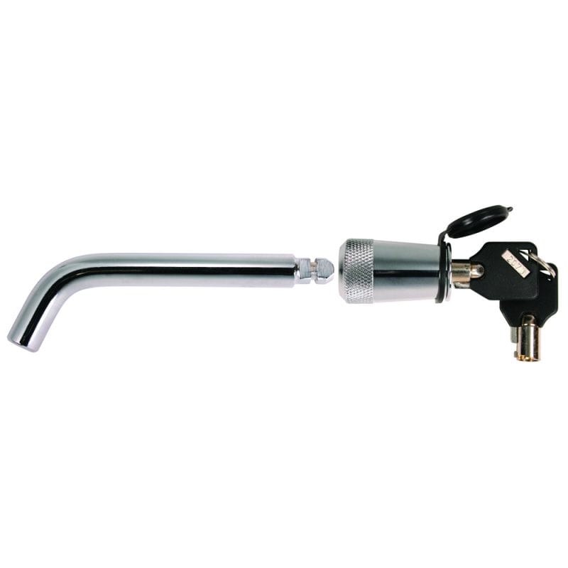 Trimax Trailer Hitch Pin, Deluxe Series, Bent Pin, 5/8 Inch Diameter, 3-1/2 Inch Span, Use with Class III Thru Class V Hitches, Keyed Lock – TR200