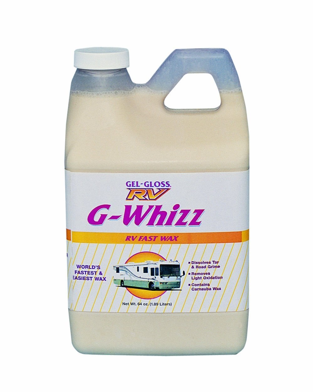 T.r. Industy Car Wax, G-Whizz, Liquid Carnauba Wax, 64 Ounce Can, Without Applicator – GW-64