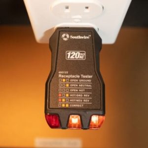 Southwire Circuit Tester, Digital Display/ Green LED/ Red LED Display – 10037K