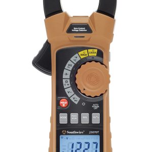 Southwire Circuit Tester, Maintenancepro ™, Lcd Digital Display, 0.1 to 600 Ohm Resistance, 1 to 1000 Amps AC/DC Current – 23070T