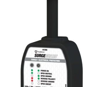 Southwire Surge Protector, Surge Guard ®, Identifies Power Supply Status, Portable, 30 Amp, With Surge Protection Indicator and Thermal Sensor – 44380