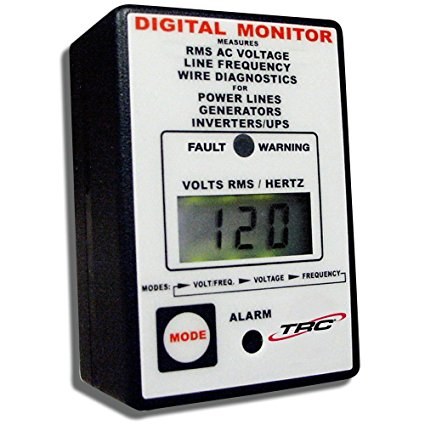 Southwire Circuit Tester, Rms Voltage and Frequency Meter, For Power Lines/ Generators/ Inverters/ Ups – AECM200206
