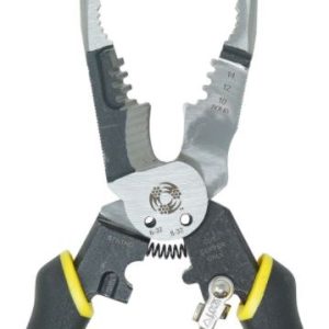 Southwire Pliers, 7-IN-1, 7-1/4 Inch Length, Forged Steel, Spring Loaded Handle, 8 to 16 Gauge Solid/ 10 to 18 Gauge Stranded Wire – S7N1HD