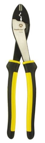 Southwire Pliers, Tapered Nose, 9 Inch Length, Crimping/ Cutting, 10 to 22 Gauge Solid Crimping Capacity, Comfort Grip Handle – TCC9