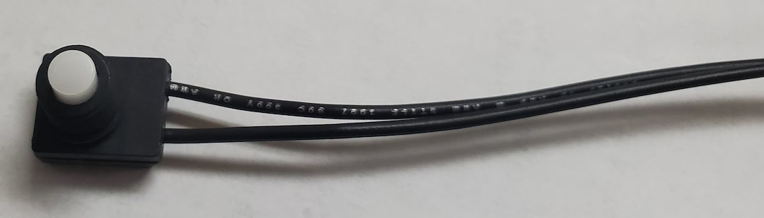 Thin-Lite Interior Light Switch, For Use with 160/ 161/ 162/ 109/ 110 Interior Light – SR-00-113A