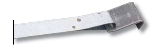 Tie Down Multi Purpose Strap, 1-1/4 Inch Width X 6 Foot Length, Galvanized Steel, With Hook – 59185