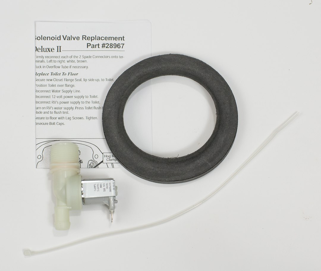 Thetford Toilet Solenoid Valve, Use with Aria ® Deluxe II Permanent Toilets, 12 Volt DC – 28967