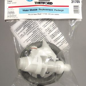 Thetford Toilet Water Valve Module, Use with Aqua-Magic ® V Permanent Toilets, With Water Valve/ Flange Seal/ Screws – 31705