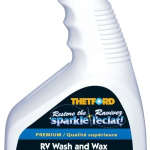 Thetford Car Wash, Liquid, With Wax, 32 Ounce Spray Bottle, With Bilingual Package – 32637