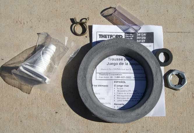 Thetford Toilet Flush Nozzle Kit, Replacement for Aqua-Magic ® Style Plus Permanent Toilets, White – 34127