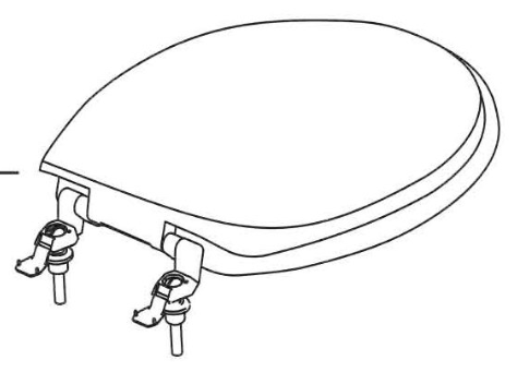 Thetford Toilet Seat, For Use with Thetford Aqua Magic ® Style Plus/ Style Lite Toilets, Full Size Residential Style/ Elongated, Closed Front – 34145