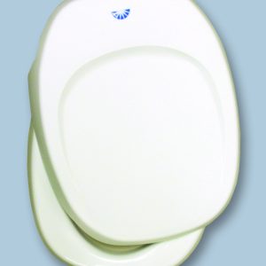 Thetford Toilet Seat, Square Seat, Closed Front, Parchment White, Without Logo, With Cover – 36787