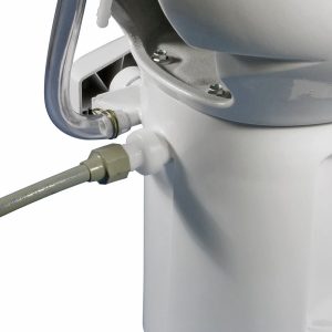 Thetford Toilet, Aqua Magic ® Style II, Permanent, High Profile, Round Seat with 17-7/8 Inch Seat Height, Pedal Flush Control, Full Bowl Flush – 42060