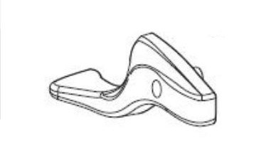 Thetford Toilet Flush Pedal, Replacement for Style ® II High Profile Permanent Toilets, Built-IN, Bone, With Closet Flange – 42068