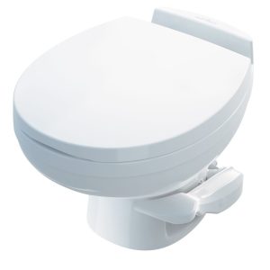 Thetford Toilet, Aqua Magic ® Residence, Permanent, Low Profile, Round Seat with 12-1/2 Inch Seat Height, Pedal Flush Control, Full Bowl Flush – 42170