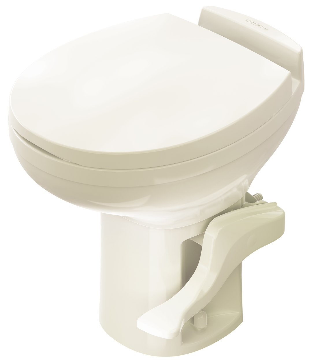 Thetford Toilet, Aqua Magic ® Residence, Permanent, High Profile, Round Seat with 18 Inch Seat Height, Pedal Flush Control, Full Bowl Flush – 42171