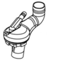 Thetford Toilet Pour Out Spout, Replacement Pumpout Kit for Porta Potti ® 260P Msd Portable Toilet, 90 Degree, Single – 92926