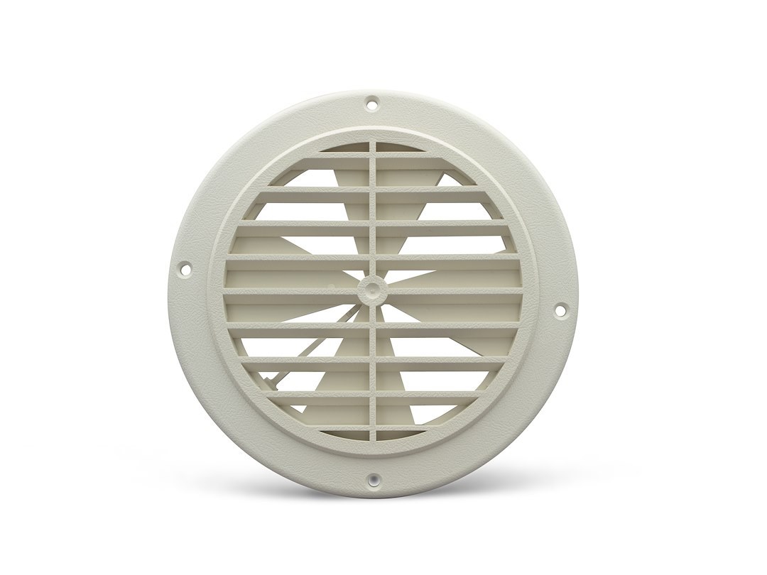Thetford Heating/ Cooling Register, B&b Molders, Ceiling Mount, 5-1/4 Inch Diameter Cutout Dimension, 6-1/2 Inch Diameter Outside Dimension – 94275