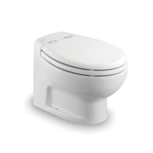 Thetford Toilet, Tecma ® Silence Plus 2G, Permanent, Low Profile, Round Seat with 14.2 Inch Seat Height – 98265