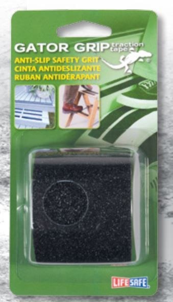 Top Tape Grip Tape, Gator Grip ®, Black, 2 Inch Width X 5 Foot Length, Roll – RE172