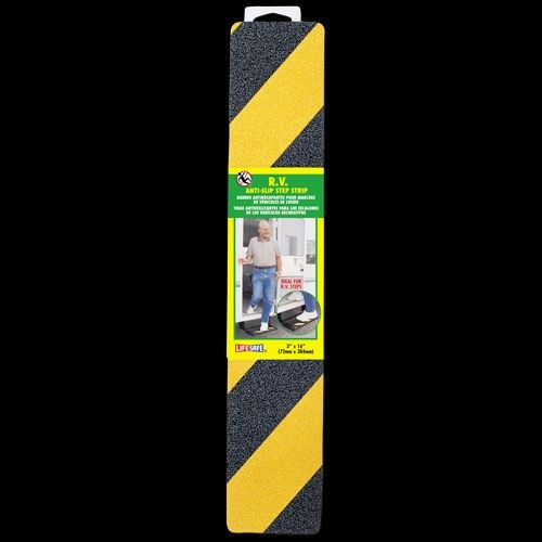 Top Tape Grip Tape, Gator Grip ®, Yellow and Black, 3 Inch Width X 16 Inch Length, Strip – RE628YB