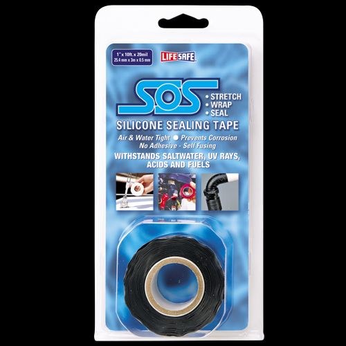 Top Tape Multi Purpose Tape, Sos (silicon on Sapphire) Tape, Roll, 1 Inch X 10 Foot, Black – RE6498