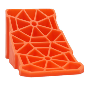 Tri-Lynx Wheel Chock, Lynx Lil, Orange, Copolymer Polypropylene, Single – 00017