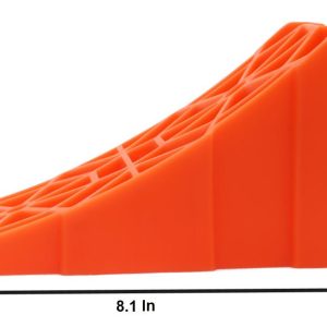 Tri-Lynx Wheel Chock, Lynx Lil, Orange, Copolymer Polypropylene, Single – 00017
