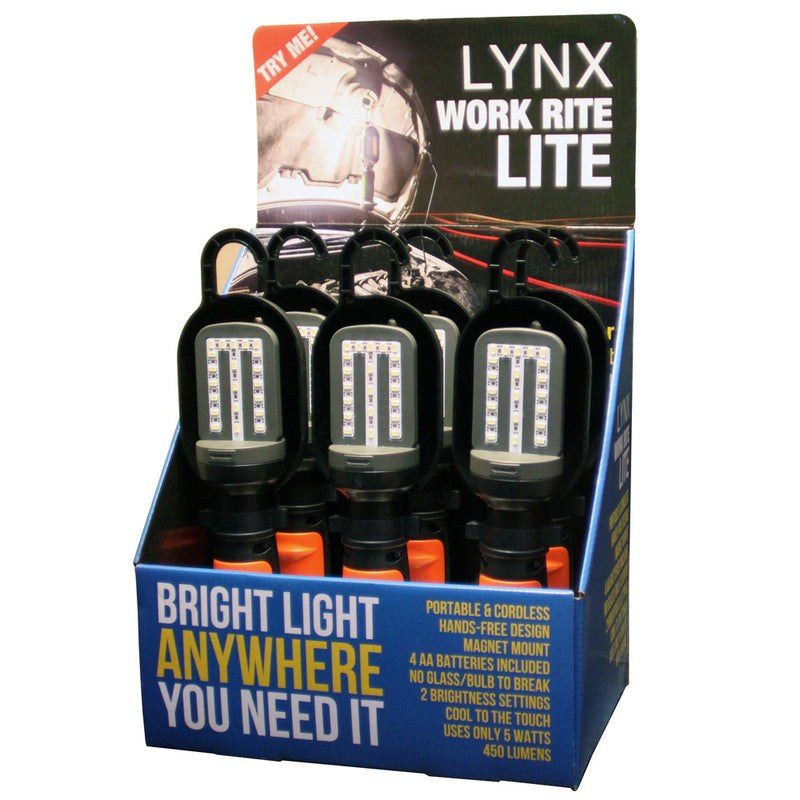 Tri Linx Point of Purchase Display, Lynx Work Light Display, With 6 LED Work Light Units – 00036POP