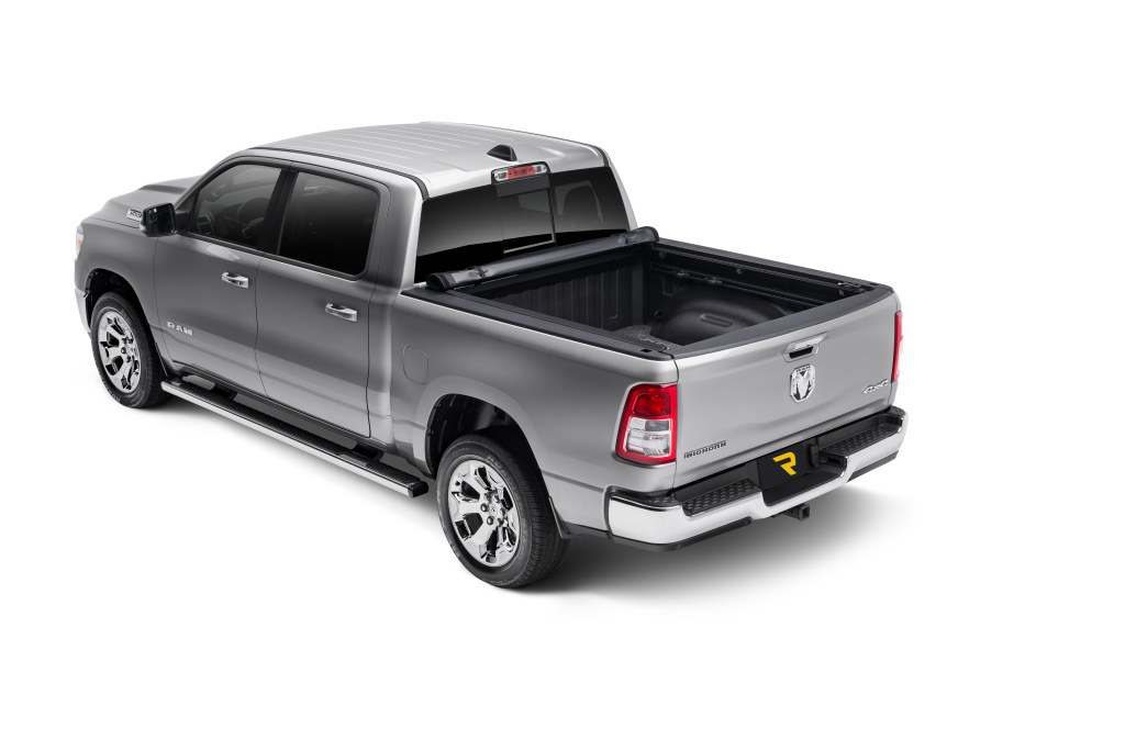 TruXedo Tonneau Cover, Pro X15, Soft Roll-Up Hook and Loop, Lockable Using Tailgate Handle Lock, Black Matte, Woven Fabric – 1486901