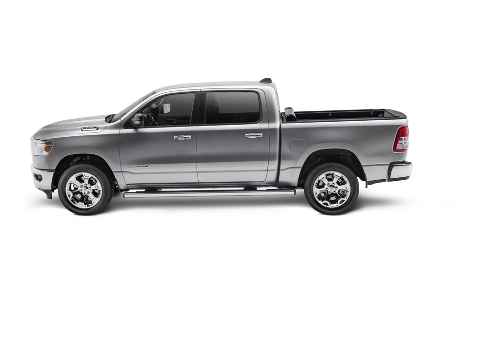 TruXedo Tonneau Cover, Pro X15, Soft Roll-Up Hook and Loop, Lockable Using Tailgate Handle Lock, Black Matte, Woven Fabric – 1486901