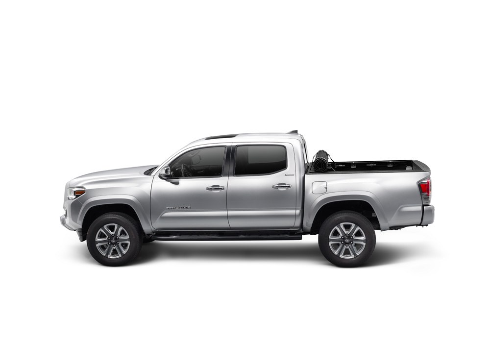 TruXedo Tonneau Cover, Sentry, Hard Roll-Up, Non Lockable, Black, Leather-Grain Vinyl – 1557101